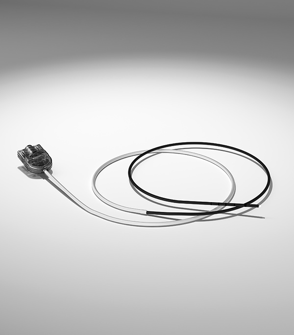 Aufnahme einer FiAPC® Sonde welche zur Anwendung der APC im Gastrointestinaltrakt empfohlen wird.